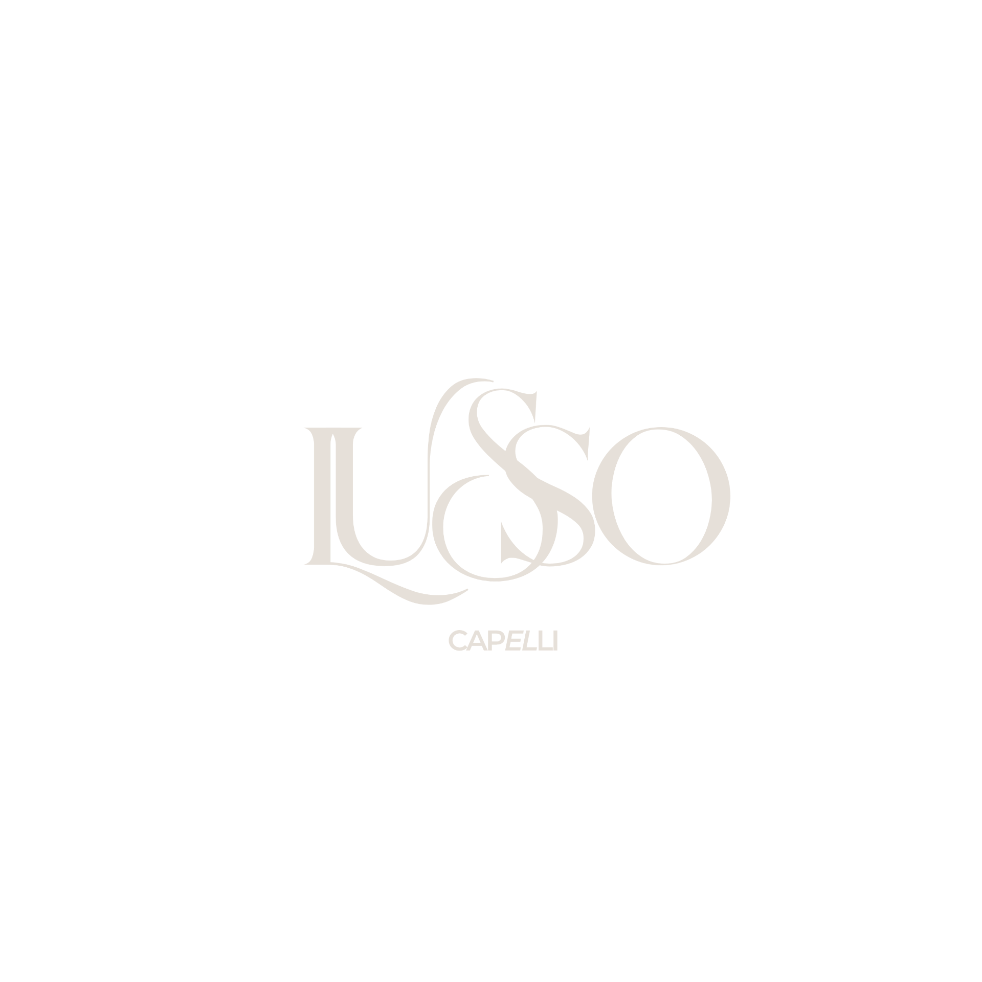 Lusso Capelli logo by emer designs